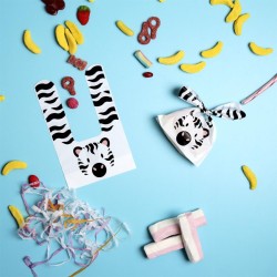 10 Bolsas de Regalo Savanna - Cebra. n1