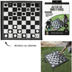 Juego gigante de ajedrez y damas al aire libre. n°4