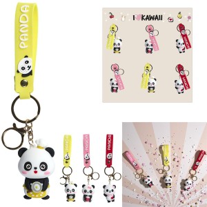 1 Llavero de Panda Kawaii