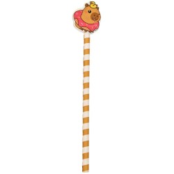 L�piz Capybara con goma de borrar. n�2
