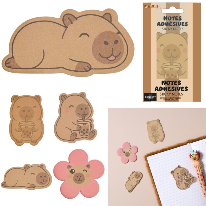 Cuaderno adhesivo Capibara