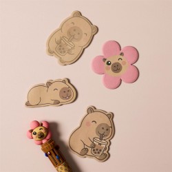 Cuaderno adhesivo Capibara. n°4
