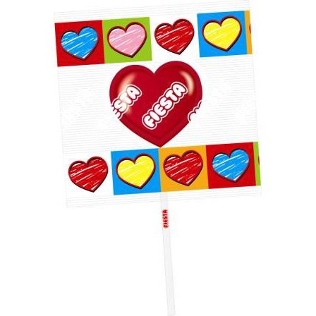 Piruleta Cereza Corazón Piruleta 