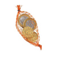 monedas de chocolate de oro