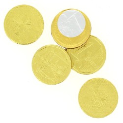 monedas de chocolate de oro. n1