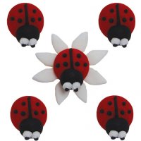 5 Ladybugs de azcar