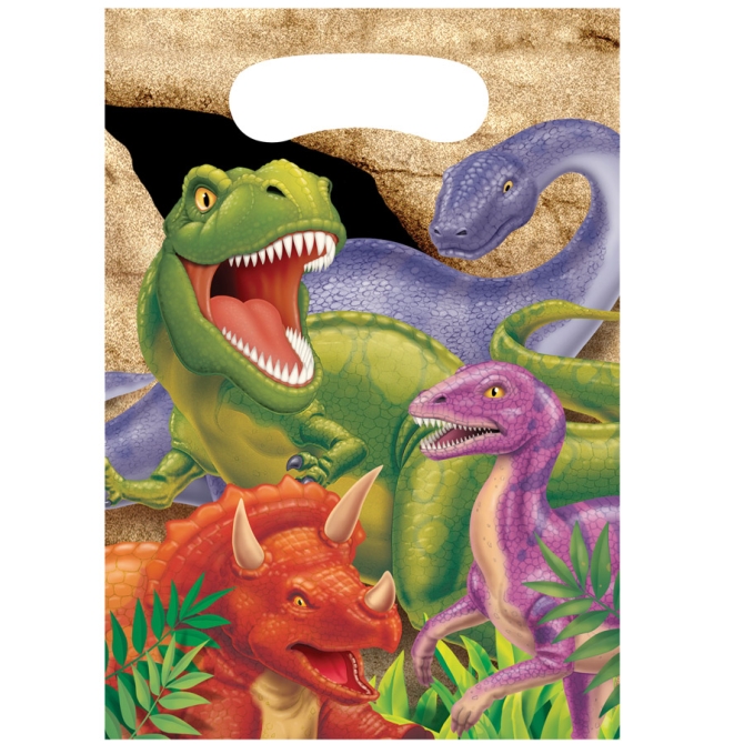 8 bolsas de regalo Dino Attack 