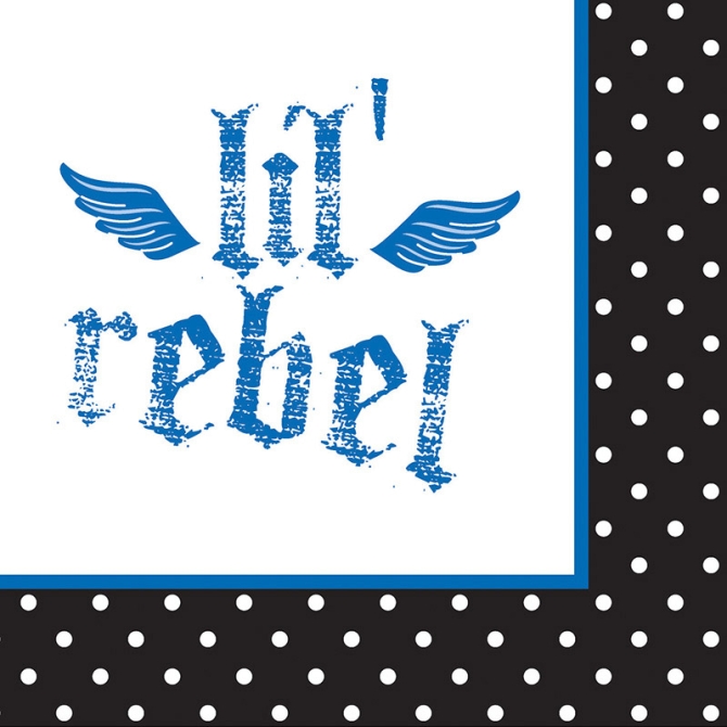 16 Servilletas 1 ao Beb Pirata Azul 