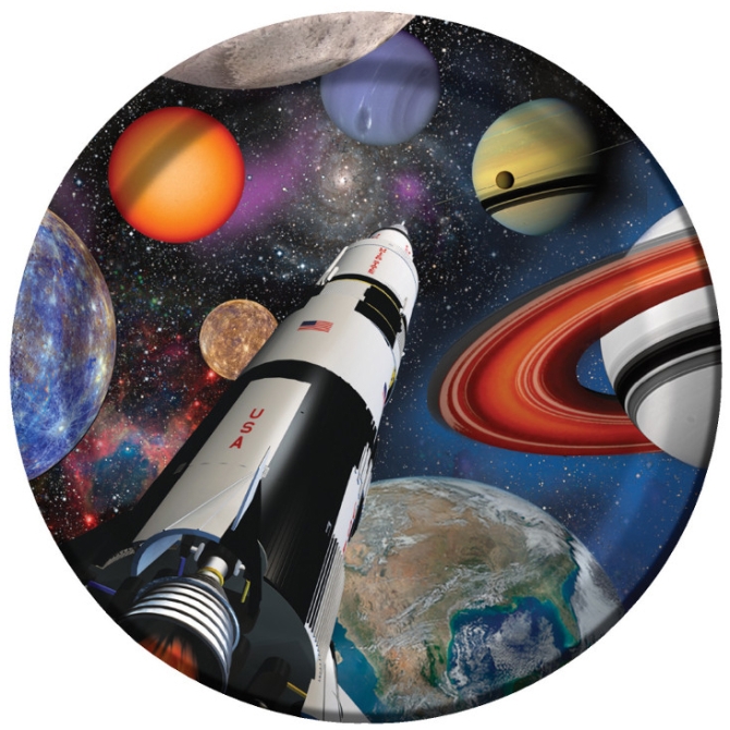 8 platos Espacio 