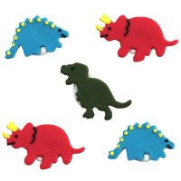 5 decoraciones de dinosaurios de azcar