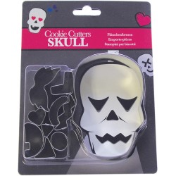 10 cortadores de galletas Skull and Co. n1
