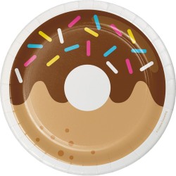 8 platos Donuts Party. n°2