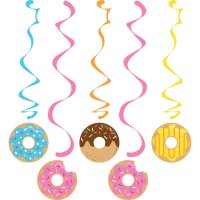 5 Guirnaldas Espirales Donuts Party