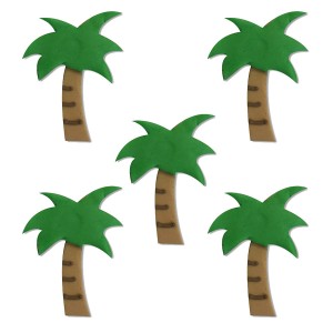 5 palmeras 2D (4,5 cm) - Azcar