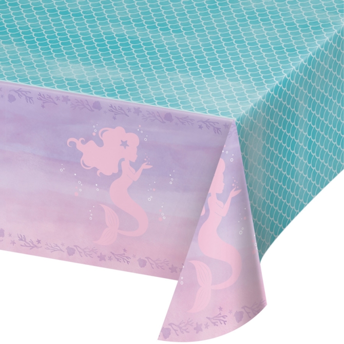 Mantel de sirena iridiscente 