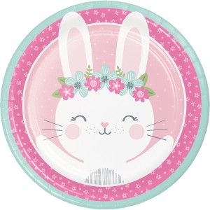8 platos de conejo feliz