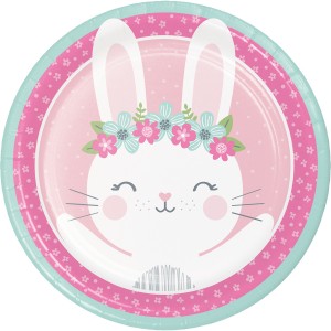 8 platos de conejo feliz