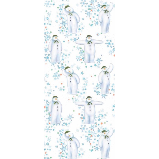 20 bolsillos celofn - Mueco de nieve 