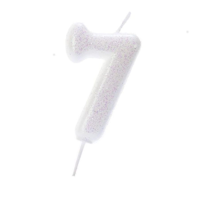 Vela Iridiscente Nmero 7 (7 cm) 
