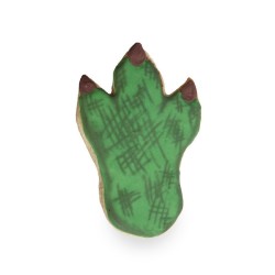 Cortadores de galletas con forma de pata de dinosaurio. n°1