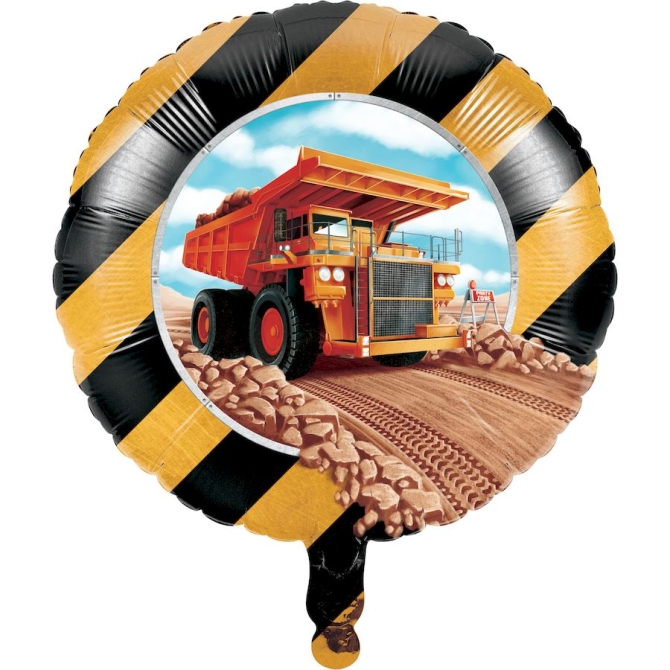 Globo plano Construccion 
