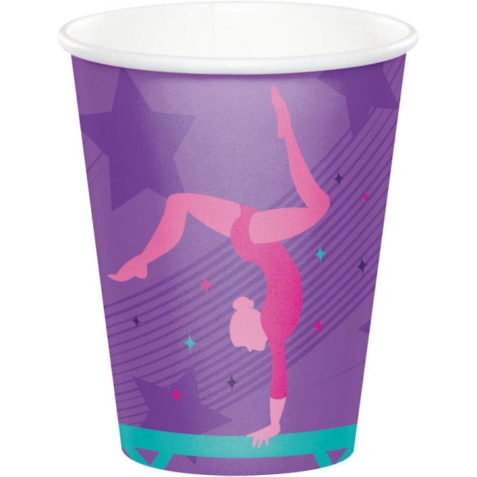 8 vasos Gimnasia Party 