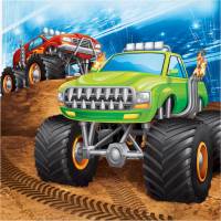 Contiene : 1 x 16 servilletas Monster Truck Rally