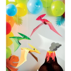 3 decoraciones colgantes Dino Boy. n1