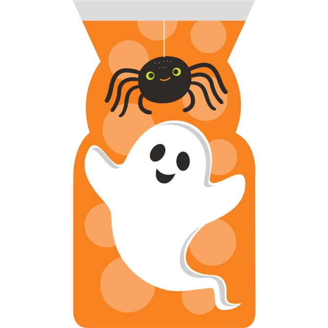 12 bolsillos celofn con cremallera Ghost / Spider 