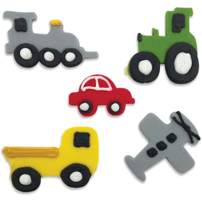 5 Decoraciones de azcar - Transporte 