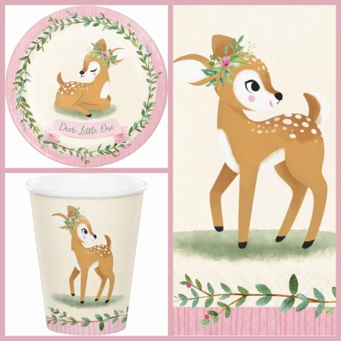 Party Box floral Fawn 
