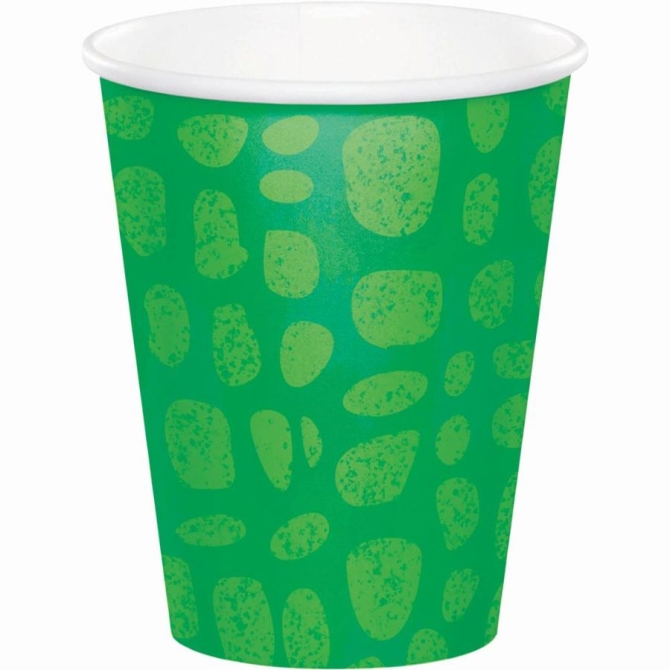 8 vasos Cocodrilo Party 