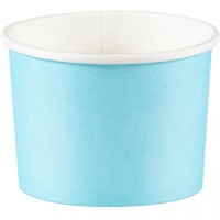 8 tarros de caramelos azul cielo