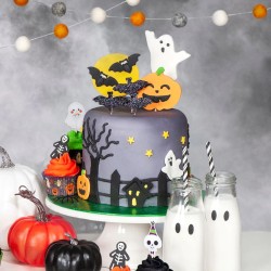 6 decoraciones de murcilagos - Azcar. n1
