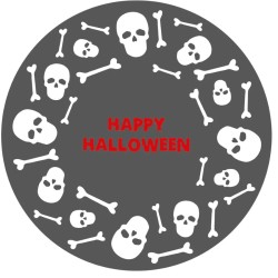 75 fundas para magdalenas de Halloween - BOO. n3