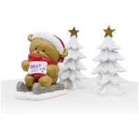 Set de decoracin de lona - Osito de peluche