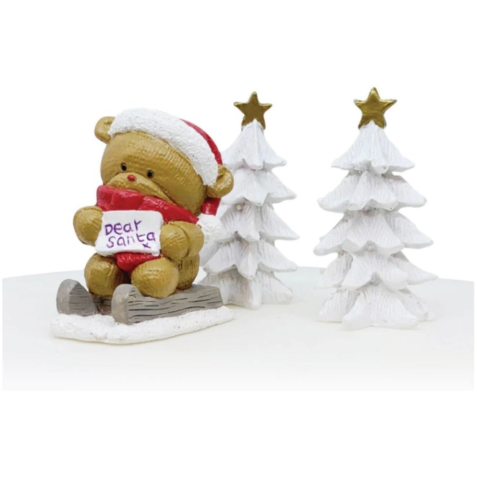 Set de decoracin de lona - Osito de peluche 