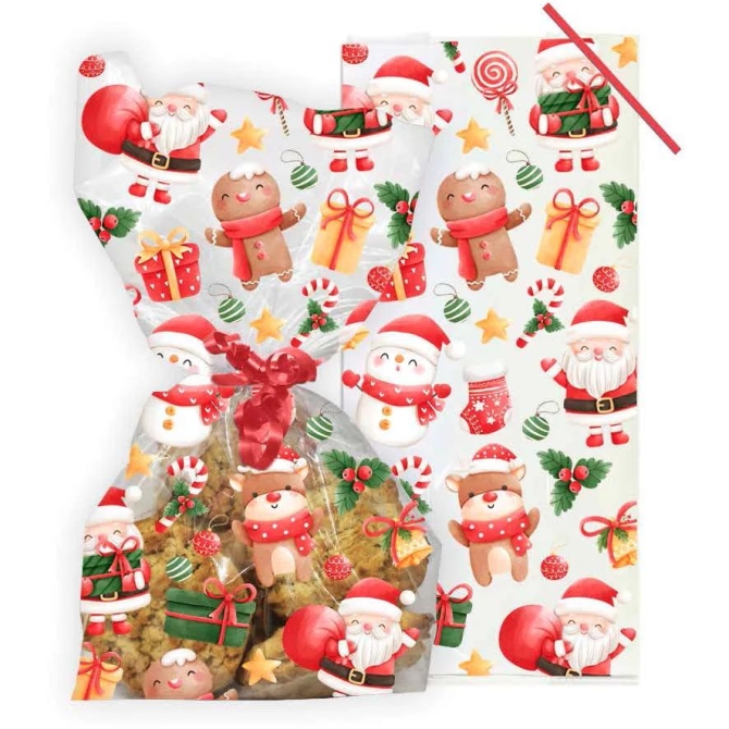 20 paquetes de Pap Noel y sus amigos 