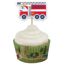 12 adornos para cupcakes - Transporte. n2