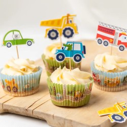 12 adornos para cupcakes - Transporte. n5