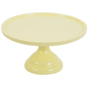 Soporte para tarta amarillo pequeo - 23,5 cm