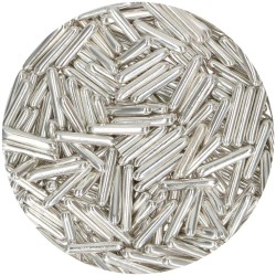 FunCakes barritas Metlicas De Azcar XL Plata - 70g. n2
