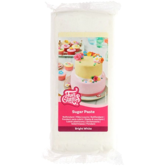 Pasta de azcar blanca FunCakes - 1kg 