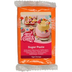 Pasta de Azcar FunCakes Naranja - 250g