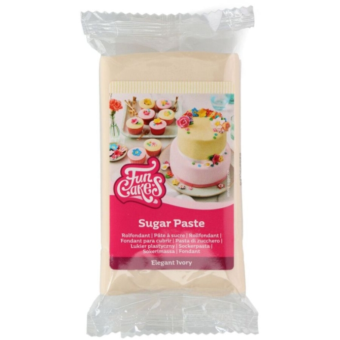 Pasta de Azúcar FunCakes Marfil - 250g 