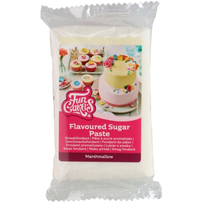 FunCakes Pasta de Azcar Blanca Sabor Malvavisco - 250g 