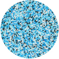 FunCakes Nonpareils Azul-Blanco-Negro - 80g. n1