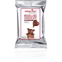 Saracino Chocolate para modelar 250g - Negro