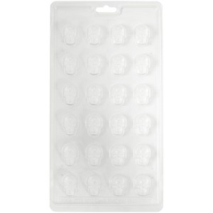 Molde de chocolate para Halloween - Mini calaveras - Wilton