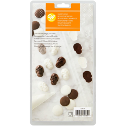 Molde de chocolate para Halloween - Mini calaveras - Wilton. n2